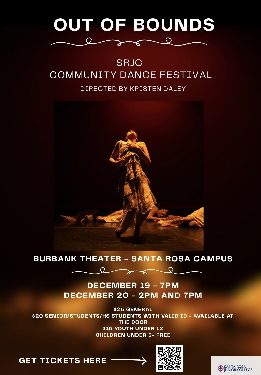 Out of Bounds Community Dance Festival Flyer